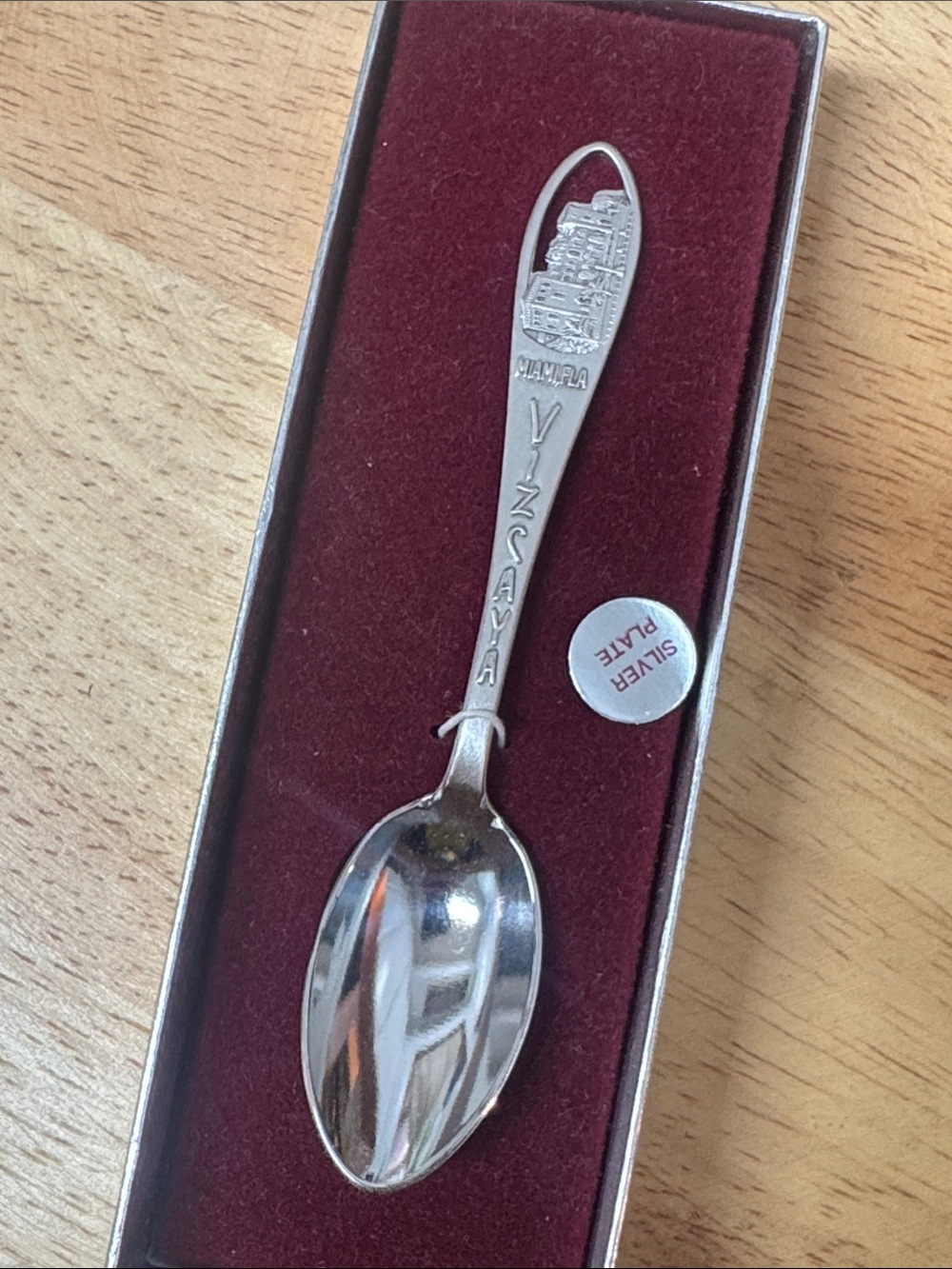 vintage silver-plated souvenir spoon